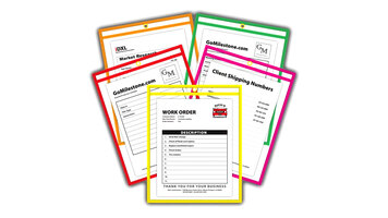 C-Line Products Neon Stitched Shop Ticket Holders C-Line Products Neon Stitched Shop Ticket Holders