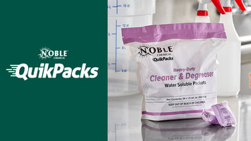 Noble Chemical Water Soluble QuikPacks Foodservice Noble Chemical Water Soluble QuikPacks Foodservice