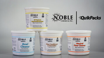 Noble Chemical Water Soluble QuikPacks Noble Chemical Water Soluble QuikPacks