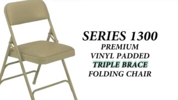 National Public Seating 1300 Series Folding Chair