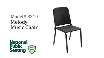 National Public Seating 8210 Series Melody Music Chair National Public Seating 8210 Series Melody Music Chair