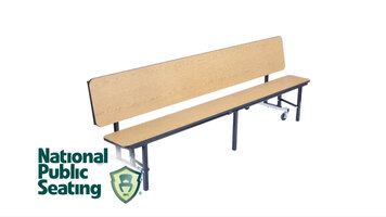 National Public Seating Convertible Table Bench