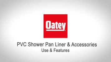 Oatey PVC Shower Pan Liner & Accessories: Use & Features