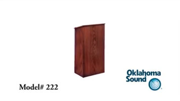 Oklahoma Sound 222 Lectern Oklahoma Sound 222 Lectern