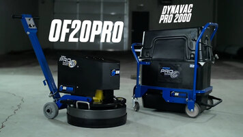 Onfloor OF20PRO Multi-Surface Planetary 20' Concrete Floor Grinder & Polisher Presentation