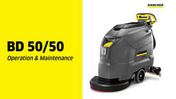 Operation and Maintenance Guide of the BD 50/50 from Karcher