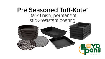 Lloyd Pans - Pre Seasoned Tuff-Kote Overview Lloyd Pans - Pre Seasoned Tuff-Kote Overview