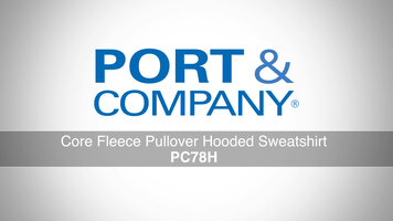 Port & Company Core Fleece Pullover Hooded Sweatshirt (PC78H) Overview