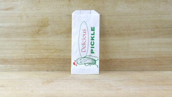 Carnival King Printed Paper Pickle Bag Carnival King Printed Paper Pickle Bag