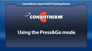 Cleveland Convotherm: Press&Go