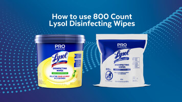 How to Use the 800 Count Lysol Disinfecting Wipes 