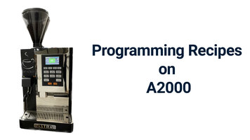 Programming Recipes on the Astra A2000 Espresso Machine Programming Recipes on the Astra A2000 Espresso Machine