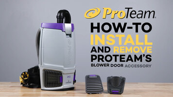 How to Install and Remove ProTeam's Blower Door Accessory