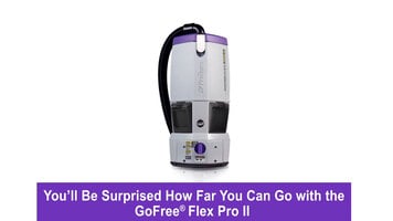 ProTeam GoFree® Flex Pro II Vacuum Overview 