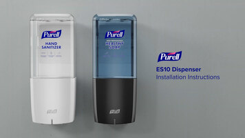 Purell® ES10 Touch-Free Dispenser Installation Instructions