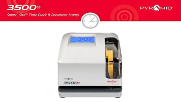 Pyramid Time Systems 3500ss SmartSite Time Clock / Document Stamp Overview Pyramid Time Systems 3500ss SmartSite Time Clock / Document Stamp Overview