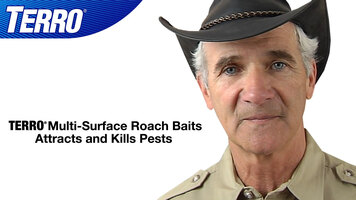 Quickly kill roaches with TERRO Multi-Surface Roach Baits