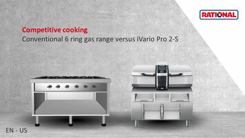 iVario Pro 2-S vs. High-Performance 6-burner Gas Range iVario Pro 2-S vs. High-Performance 6-burner Gas Range