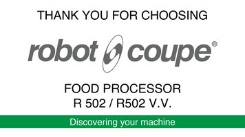 Robot Coupe R502 Food Processor: Your Machine Robot Coupe R502 Food Processor: Your Machine