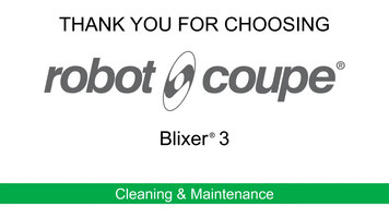 Robot-Coupe Blixer 3 Food Processor Cleaning & Maintenance