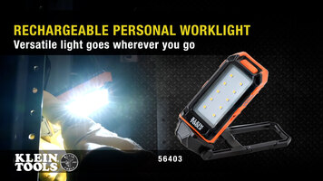 Klein Tools Rechargeable Personal Worklight (56403) Overview Klein Tools Rechargeable Personal Worklight (56403) Overview
