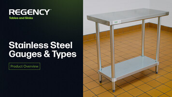 Regency Stainless Steel Gauges and Types