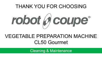 Cleaning and maintenance Cleaning and maintenance