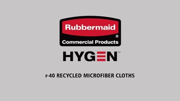 Rubbermaid® Commercial HYGEN™ R-40 Recycled Microfiber Product Overview