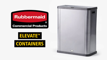 Rubbermaid® Commercial Products Elevate Decorative Waste Container - Assembly Video