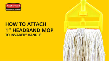 Rubbermaid: Attaching a Headband Mop Head to an Invader Handle Rubbermaid: Attaching a Headband Mop Head to an Invader Handle
