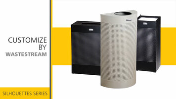 Rubbermaid Silhouette Series Waste Receptacles