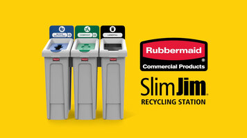 Rubbermaid Commercial Products: Slim Jim Recycling Station