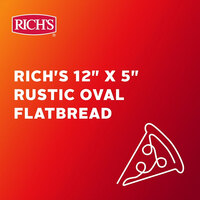 Rich's 12" x 5" Rustic Oval Flatbread Handling Guide Rich's 12" x 5" Rustic Oval Flatbread Handling Guide