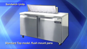 Continental Refrigeration Sandwich Prep Units