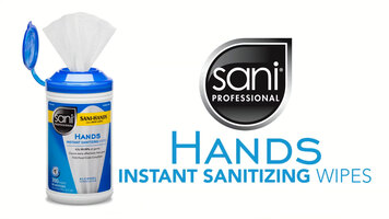 Sani Professional Hands Instant Sanitizing Wipes Sani Professional Hands Instant Sanitizing Wipes
