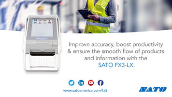 SATO FX3-LX - Flexible Intelligence for Logistics