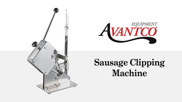 Avantco Sausage Clipping Machines