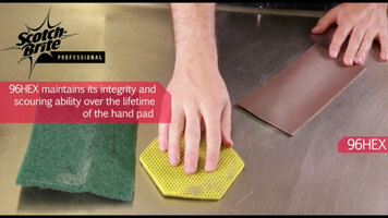 Scotch Brite™ Dual Purpose Scour Pad 96HEX: Durability Scotch Brite™ Dual Purpose Scour Pad 96HEX: Durability