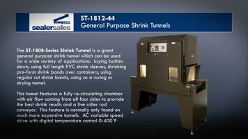 Sealer Sales ST-1812-44 Shrink Tunnel Sealer Sales ST-1812-44 Shrink Tunnel