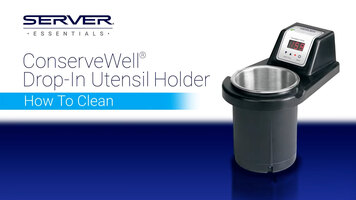 Server ConserveWell Drop-In Utensil Holder - How to Clean