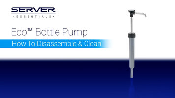 Server Eco Bottle Pump - How to Disassemble & Clean