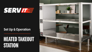 Servit Heated Take-Out Station Set-Up