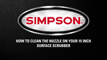 How to Clean the Nozzle on Your 15" Surface Cleaner