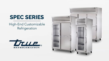 Spec Series | High-End Customizable Refrigeration Spec Series | High-End Customizable Refrigeration