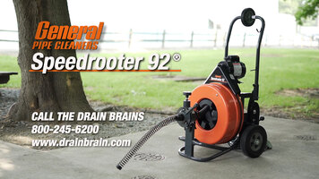  General Pipe Cleaners Speedrooter 92 – Job Tested Tough