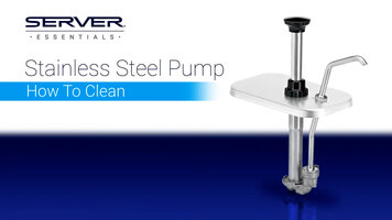 Server Essentials Stainless Steel Pump - How to Clean Server Essentials Stainless Steel Pump - How to Clean