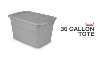 Sterilite 30 Gallon Tote Overview Sterilite 30 Gallon Tote Overview