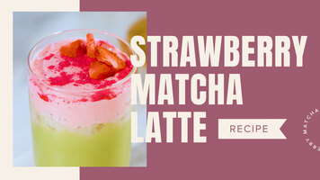 How to Make a Strawberry Matcha Latte