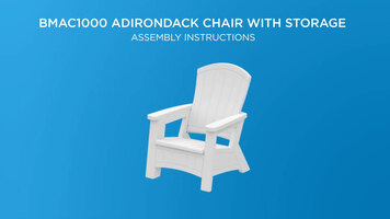 Suncast Adirondack Chair Assembly: BMAC1000