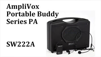 AmpliVox SW222A Wireless Audio Portable Buddy With Headset And Lapel Mics Overview